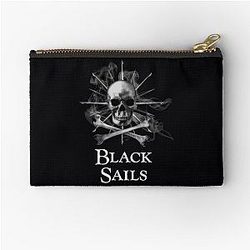 Black Sails Zipper Pouch