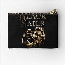 Black Sails Zipper Pouch