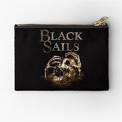 Black Sails Zipper Pouch
