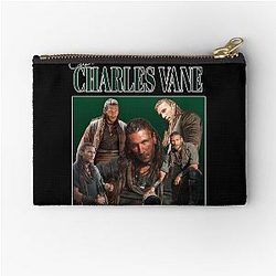 Black Charles Vane 90s Zipper Pouch