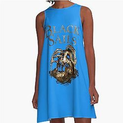 Black Sails Golden Essential A-Line Dress