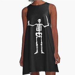 Black Sails Pirate Flag Essential A-Line Dress