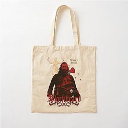 Black Blackbeard Cotton Tote Bag
