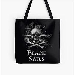 Black Sails All Print Tote Bag