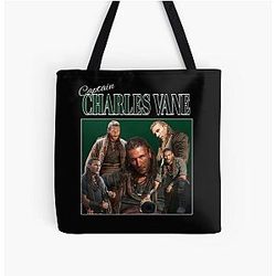 Black Charles Vane 90s Tote Bag