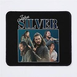 Black John Silver 90s Mouse Pad
