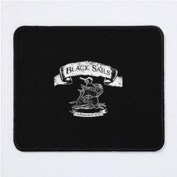 Black Sails Sailing Graphic Mouse Pad