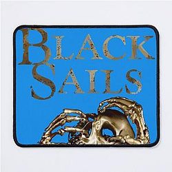 Black Sails Golden Skull Logo Essential Mouse Pad