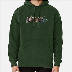 Black Crew Pullover Hoodie