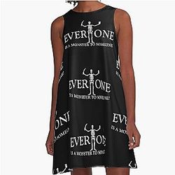 Black A-Line Dress