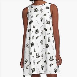Black A-Line Dress