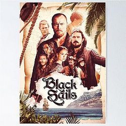 Black Sails Vintage swashbuckler Poster