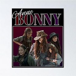 Black Anne Bonny 90s Poster