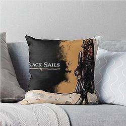 Anne Bonny Black Sails Throw Pillow