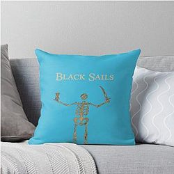 Black Sails Essential Throw Pillow