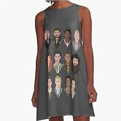Black Sails A-Line Dress