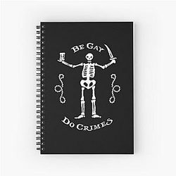 Black Sails Gay Spiral Notebook