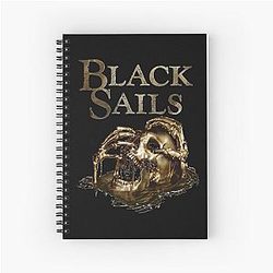 Black Sails Golden Skull Essential Notebook