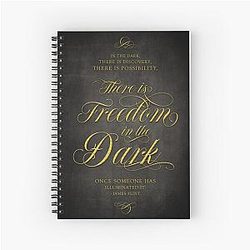 Black Sails Freedom In The Dark Spiral Notebook