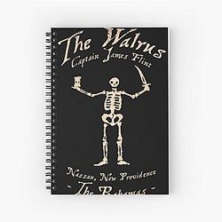 Black Sails The Walrus Spiral Notebook