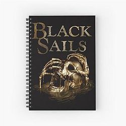 Black Sail Spiral Notebook