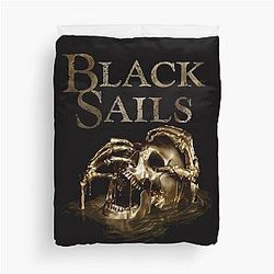 Black Sail Duvet Cover