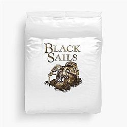 Black Sails Golden Skull Logo Duvet Cover is cleaned to:

Black Sails Golden Skull Duvet Cover