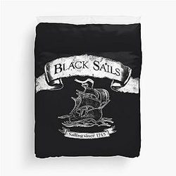 Black Sails Sailing Duvet Cover Since 1715