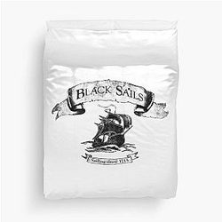 Black Sails Duvet Cover Sailing 1715