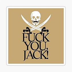 Jack Black Sails Sticker