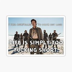Jack Black Black Sails Quote Sticker