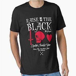 Black Sails: Charles Vane Raise The Black Essential T-Shirt