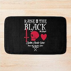 Black Sails Raise The Black Charles Vane Bath Mat