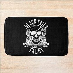 Black Sails Bath Mat