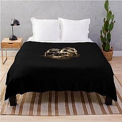 Black Sails Golden Throw Blanket
