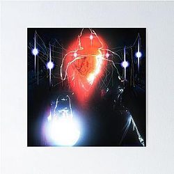 Bladee Red Light Poster