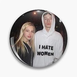 bladee i hate women pin