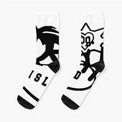 Bladee Drain Gang Trash Island logo merchandise Socks