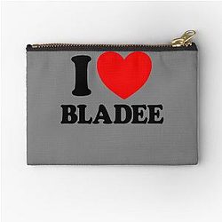 I Love Bladee Red Heart Bladee Lover Bladee Gear Zipper Pouch