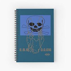 Bladee Drain Gang Eversince Hoodie Back Spiral Notebook Design Logo