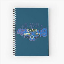 Bladee Drain Gang D9 Glory Bells Love Spiral Notebook