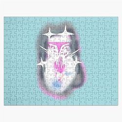 Bladee Drain Gang Idol Pink White Logo Jigsaw Puzzle