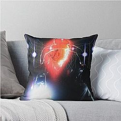 Bladee Red Light Throw Pillow