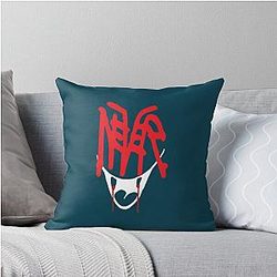 Bladee Drain Gang Shield Gang Never logo Throw Pillow