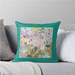 Bladee 333 Throw Pillow