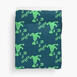 Bladee Drain Gang style hero of my story logo Duvet Cover