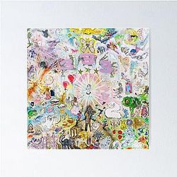 Poster Bladee 333 Drain Gang Album Cover Painting