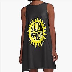 Happy Blind Melon A-Line Dress