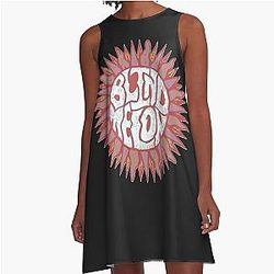 Blind Melon sun logo A-Line Dress
