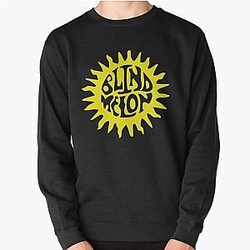 Happy With Blind Melon Band Sleeve Pullover Sweater